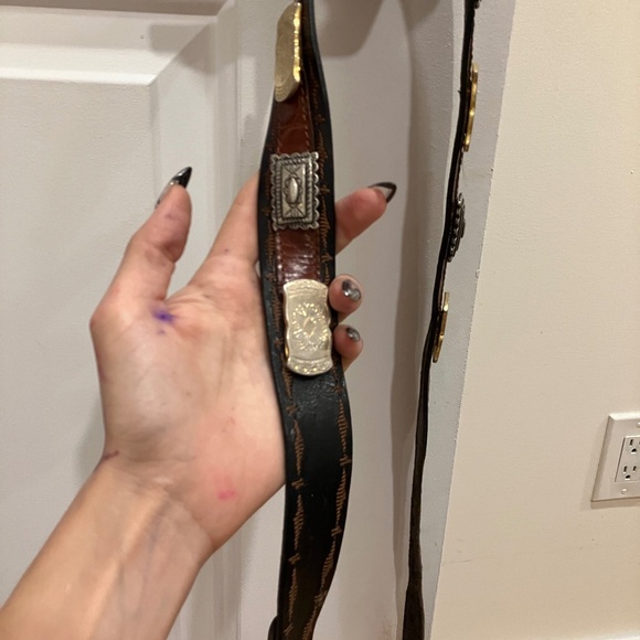 Vintage Leather Belt - Picture 1 of 5